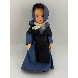 Vintage hard plastic Amish girl doll handmade outfit